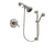 Delta Cassidy Stainless Steel Finish Thermostatic Shower Faucet System Package with Shower Head and 7-Spray Handheld Shower with Slide Bar Includes Rough-in Valve DSP1658V