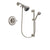 Delta Linden Stainless Steel Finish Shower Faucet System Package with Shower Head and 7-Spray Handheld Shower with Slide Bar Includes Rough-in Valve DSP1668V