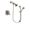 Delta Addison Stainless Steel Finish Thermostatic Shower Faucet System Package with Water Efficient Showerhead and 7-Spray Handheld Shower with Slide Bar Includes Rough-in Valve DSP1690V