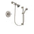 Delta Linden Stainless Steel Finish Shower Faucet System Package with Water Efficient Showerhead and 7-Spray Handheld Shower with Slide Bar Includes Rough-in Valve DSP1702V