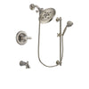 Delta Lahara Stainless Steel Finish Tub and Shower System w/Hand Shower DSP1727V