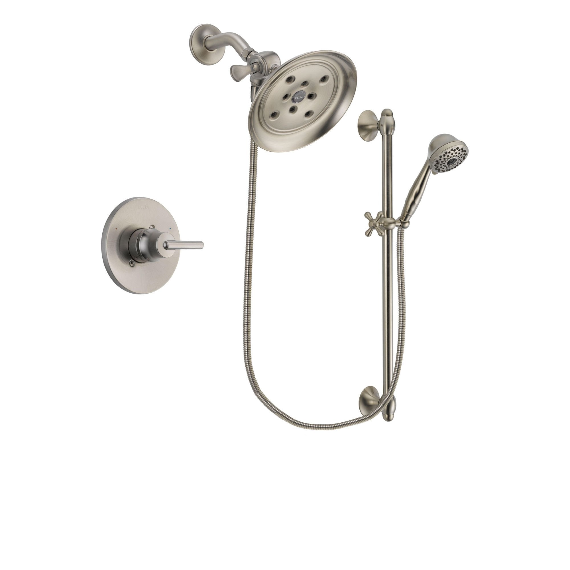 Delta Trinsic Stainless Steel Finish Shower Faucet System w/Hand Shower DSP1730V