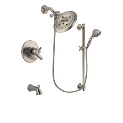 Delta Trinsic Stainless Steel Finish Tub and Shower System w/Hand Spray DSP1739V