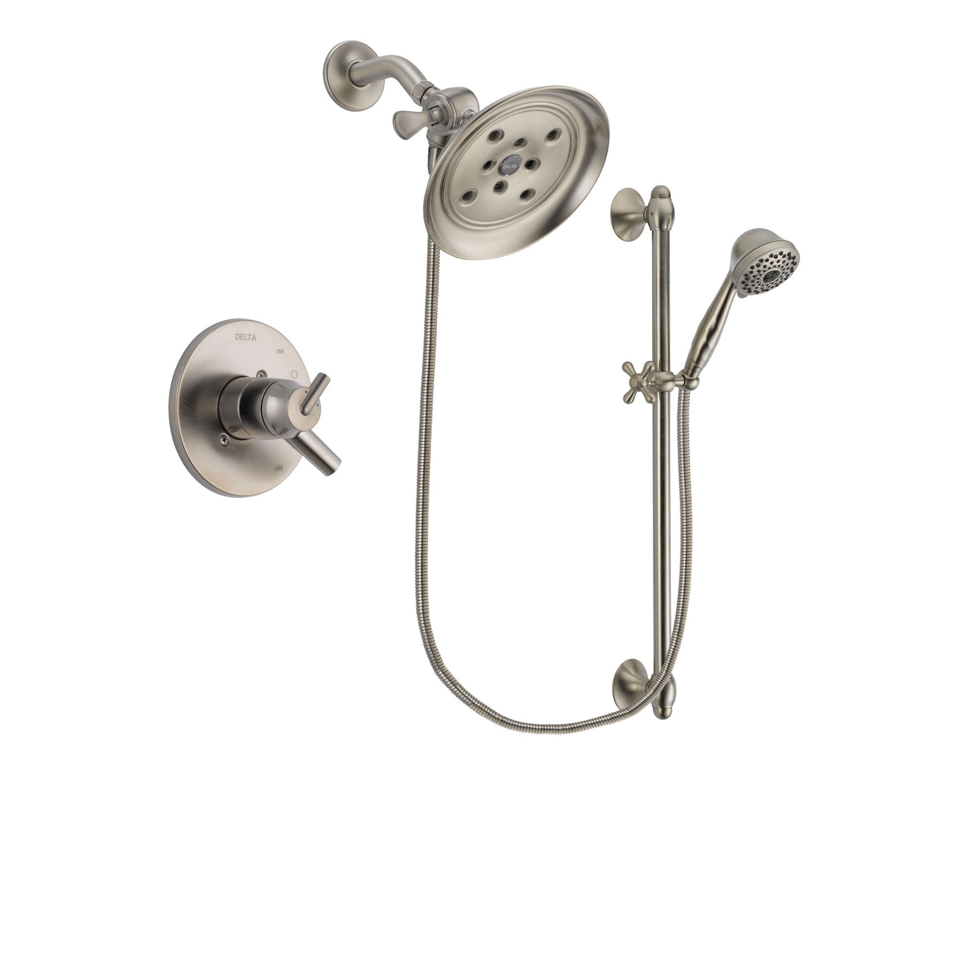 Delta Trinsic Stainless Steel Finish Shower Faucet System w/Hand Shower DSP1740V