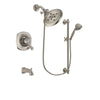 Delta Addison Stainless Steel Finish Tub and Shower System w/Hand Spray DSP1745V