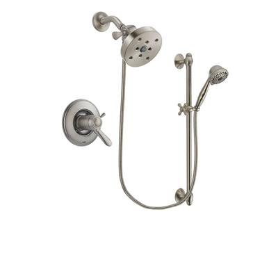 Delta Lahara Stainless Steel Finish Shower Faucet System w/ Hand Spray DSP1752V