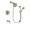 Delta Addison Stainless Steel Finish Tub and Shower System w/Hand Spray DSP1767V