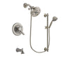 Delta Lahara Stainless Steel Finish Tub and Shower System w/Hand Shower DSP1771V
