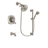 Delta Addison Stainless Steel Finish Tub and Shower System w/Hand Spray DSP1779V