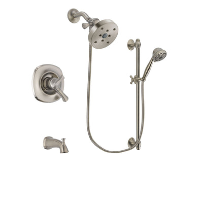 Delta Addison Stainless Steel Finish Tub and Shower System w/Hand Spray DSP1779V