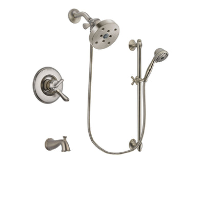 Delta Linden Stainless Steel Finish Tub and Shower System w/Hand Shower DSP1781V