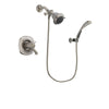 Delta Addison Stainless Steel Finish Thermostatic Shower Faucet System Package with Shower Head and Wall Mounted Handshower Includes Rough-in Valve DSP1792V