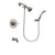 Delta Trinsic Stainless Steel Finish Tub and Shower Faucet System Package with Water Efficient Showerhead and Wall Mounted Handshower Includes Rough-in Valve and Tub Spout DSP1831V