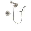 Delta Trinsic Stainless Steel Finish Shower Faucet System Package with 5-1/2 inch Shower Head and Wall Mounted Handshower Includes Rough-in Valve DSP1900V