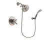 Delta Trinsic Stainless Steel Finish Dual Control Shower Faucet System Package with 5-1/2 inch Shower Head and Wall Mounted Handshower Includes Rough-in Valve DSP1910V