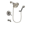 Delta Lahara Stainless Steel Finish Tub and Shower System w/Hand Shower DSP1989V
