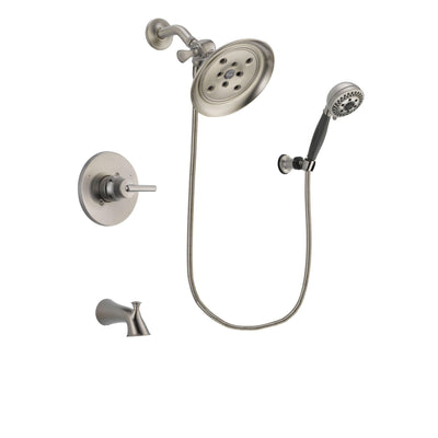 Delta Trinsic Stainless Steel Finish Tub and Shower System w/Hand Spray DSP2001V