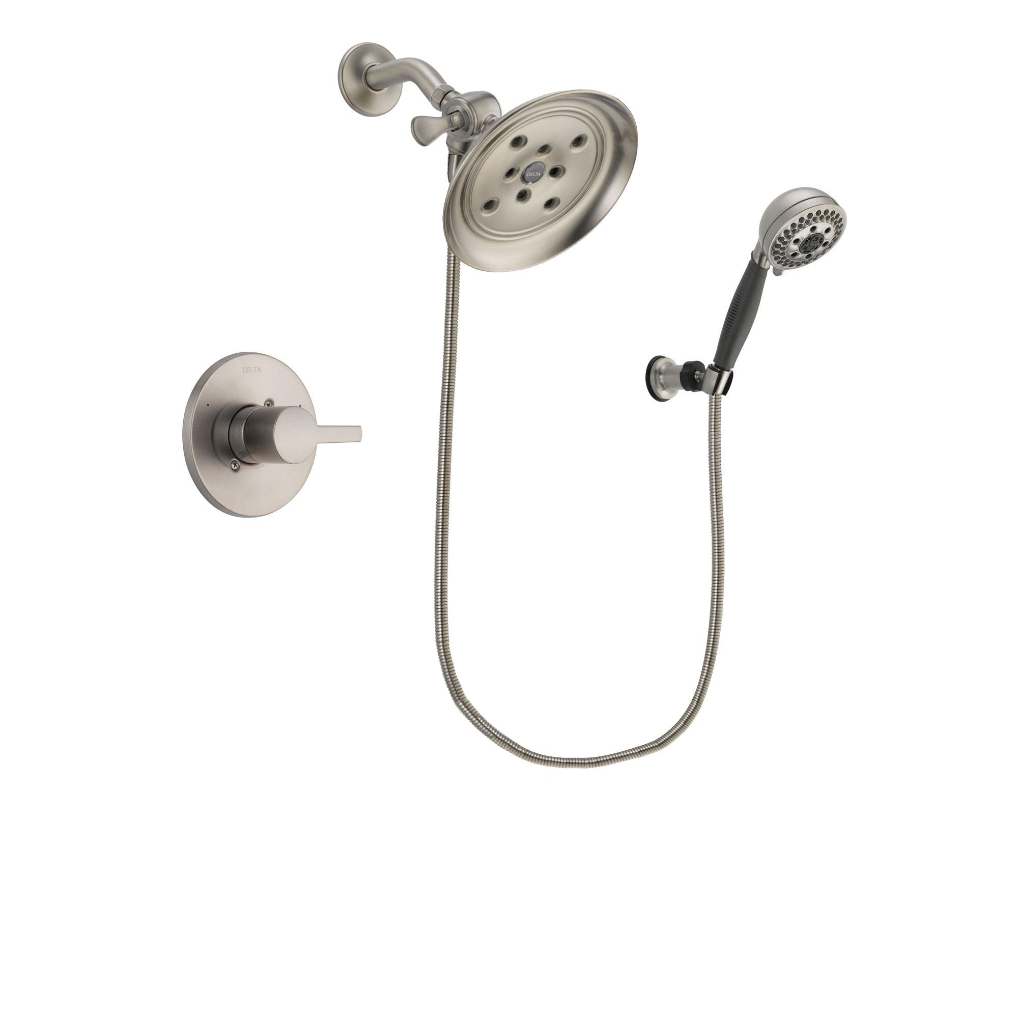 Delta Compel Stainless Steel Finish Shower Faucet System w/ Hand Spray DSP2004V