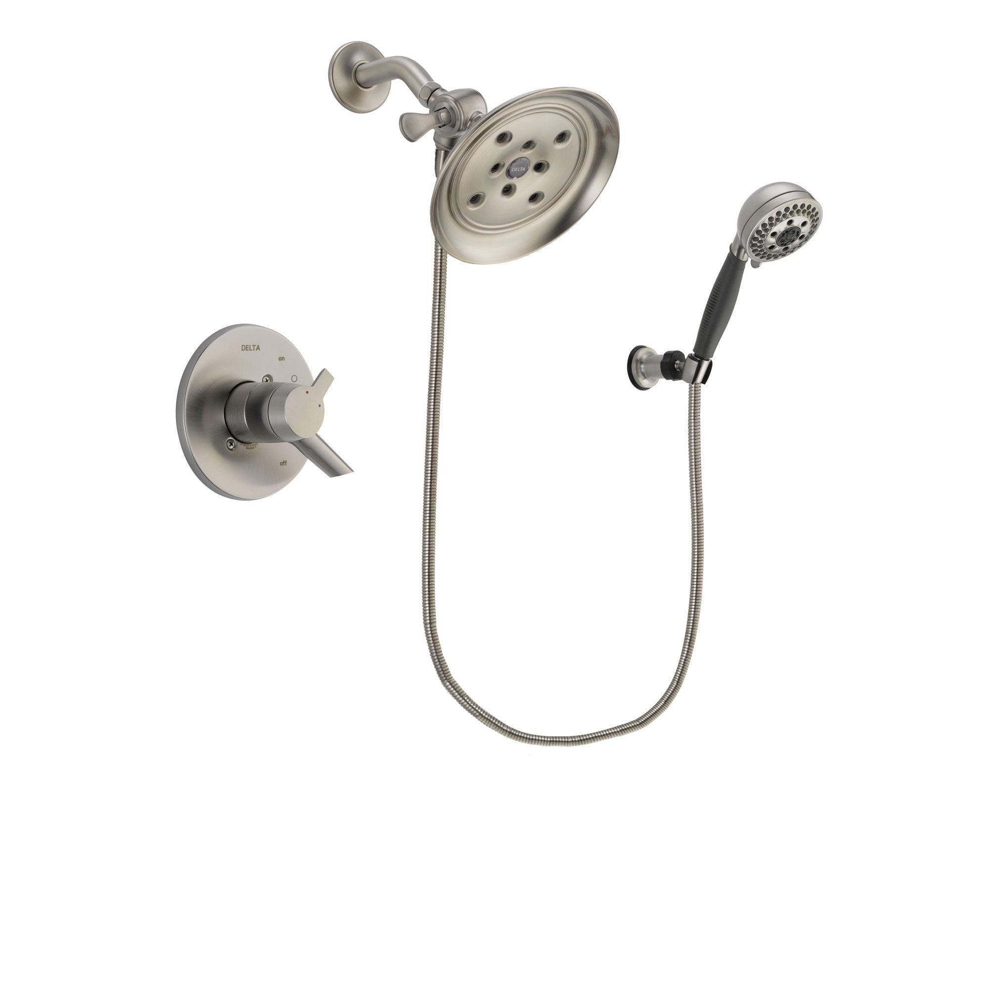 Delta Compel Stainless Steel Finish Shower Faucet System w/ Hand Spray DSP2014V