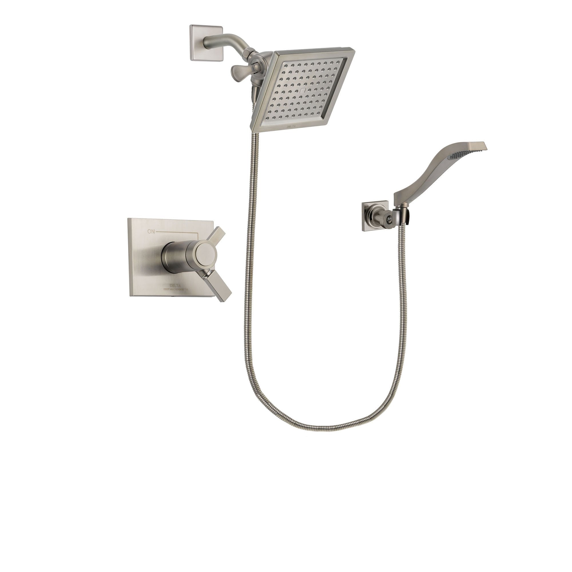 Delta Vero Stainless Steel Finish Shower Faucet System with Hand Shower DSP2078V