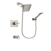Delta Vero Stainless Steel Finish Tub and Shower System with Hand Spray DSP2083V