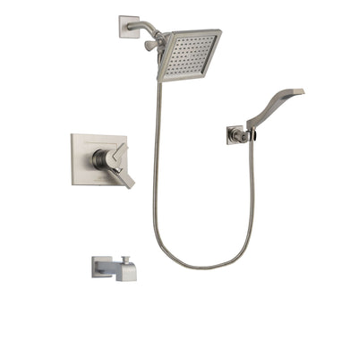 Delta Vero Stainless Steel Finish Tub and Shower System with Hand Spray DSP2089V