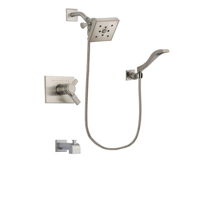 Delta Vero Stainless Steel Finish Tub and Shower System with Hand Spray DSP2095V