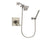 Delta Arzo Stainless Steel Finish Thermostatic Shower Faucet System Package with Square Showerhead and Modern Handheld Shower Spray Includes Rough-in Valve DSP2116V