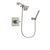 Delta Dryden Stainless Steel Finish Shower Faucet System Package with Square Showerhead and Modern Handheld Shower Spray Includes Rough-in Valve DSP2118V