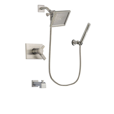 Delta Vero Stainless Steel Finish Tub and Shower System with Hand Spray DSP2131V