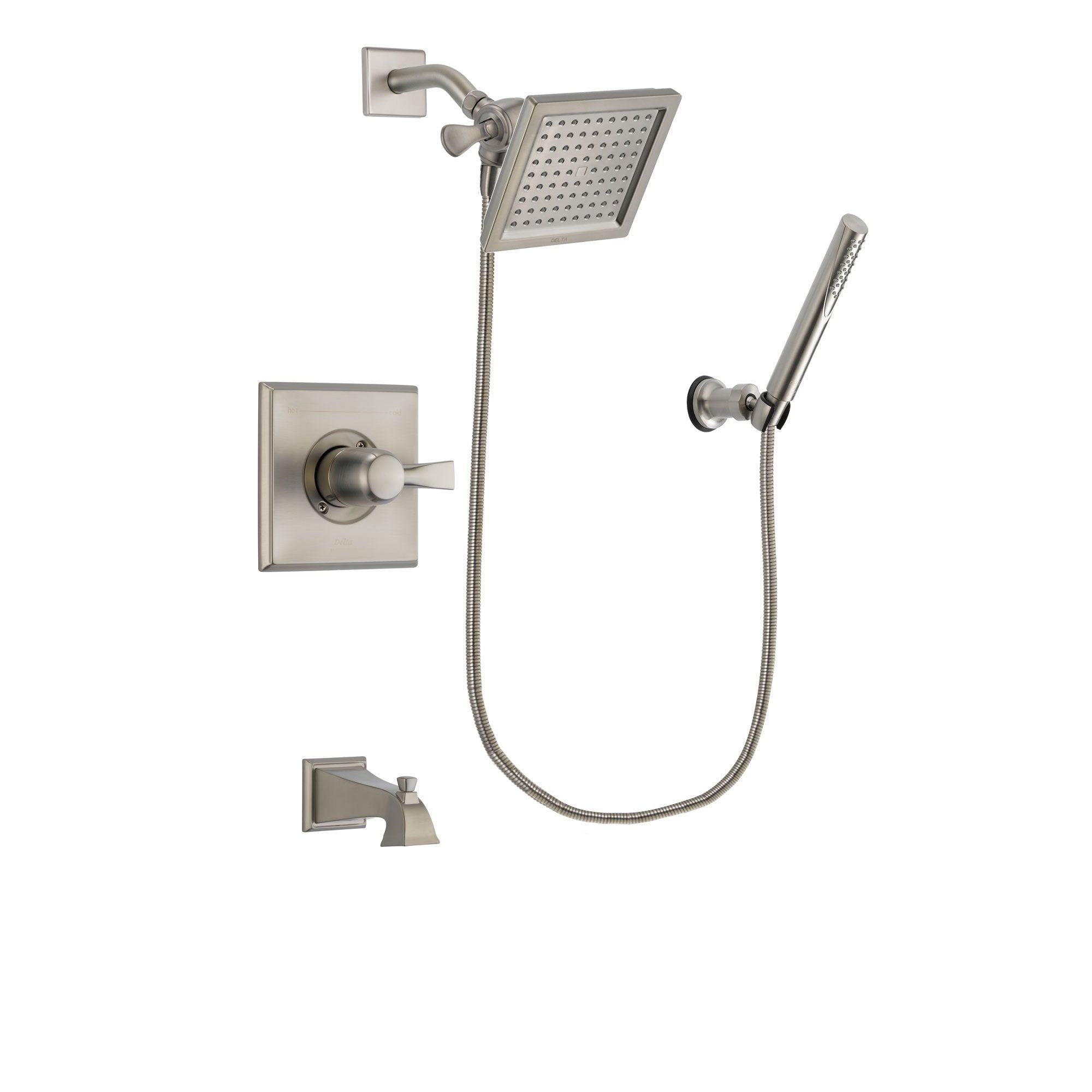 Delta Dryden Stainless Steel Finish Tub and Shower System w/Hand Shower DSP2135V