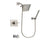 Delta Vero Stainless Steel Finish Tub and Shower System with Hand Spray DSP2137V