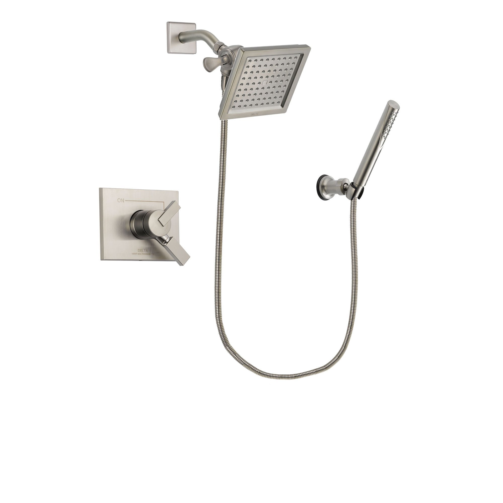 Delta Vero Stainless Steel Finish Shower Faucet System with Hand Shower DSP2144V