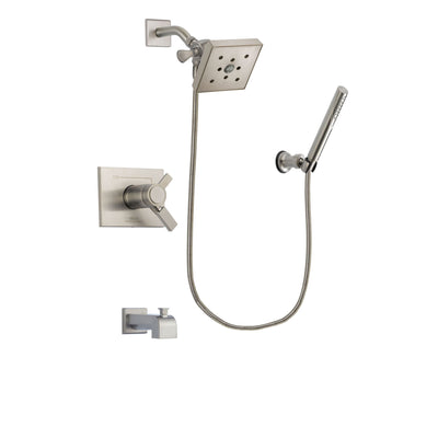 Delta Vero Stainless Steel Finish Tub and Shower System with Hand Spray DSP2149V