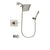 Delta Vero Stainless Steel Finish Tub and Shower System with Hand Spray DSP2191V
