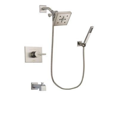 Delta Vero Stainless Steel Finish Tub and Shower System with Hand Spray DSP2209V