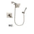Delta Vero Stainless Steel Finish Tub and Shower System with Hand Spray DSP2215V