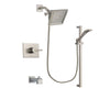 Delta Vero Stainless Steel Finish Tub and Shower System with Hand Spray DSP2245V