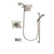 Delta Vero Stainless Steel Finish Tub and Shower System with Hand Spray DSP2257V