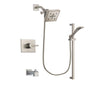 Delta Vero Stainless Steel Finish Tub and Shower System with Hand Spray DSP2263V