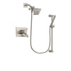 Delta Vero Stainless Steel Finish Thermostatic Shower Faucet System Package with Square Showerhead and Handheld Shower Spray with Slide Bar Includes Rough-in Valve DSP2276V