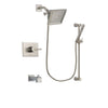 Delta Vero Stainless Steel Finish Tub and Shower System with Hand Spray DSP2299V