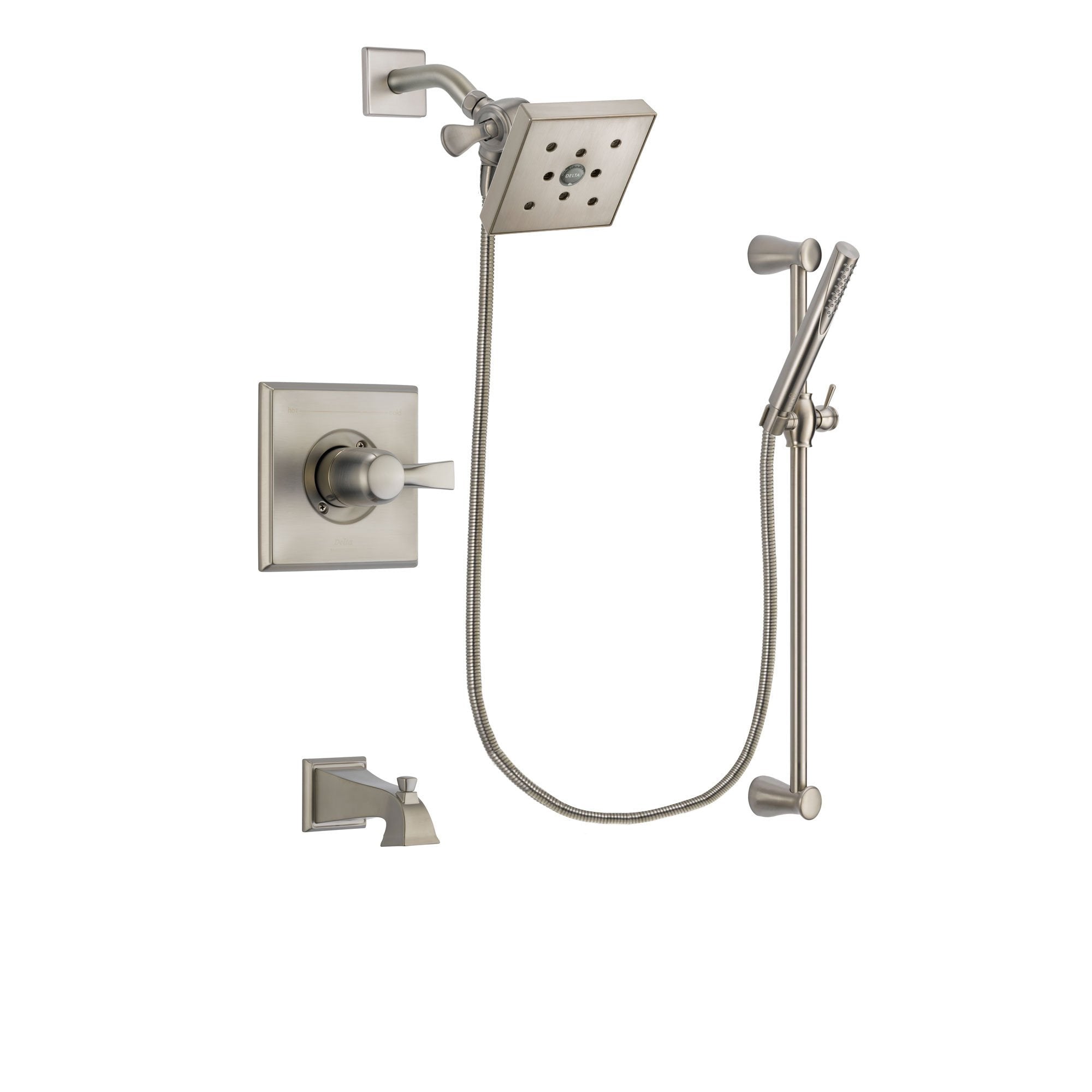 Delta Dryden Stainless Steel Finish Tub and Shower System w/Hand Shower DSP2315V