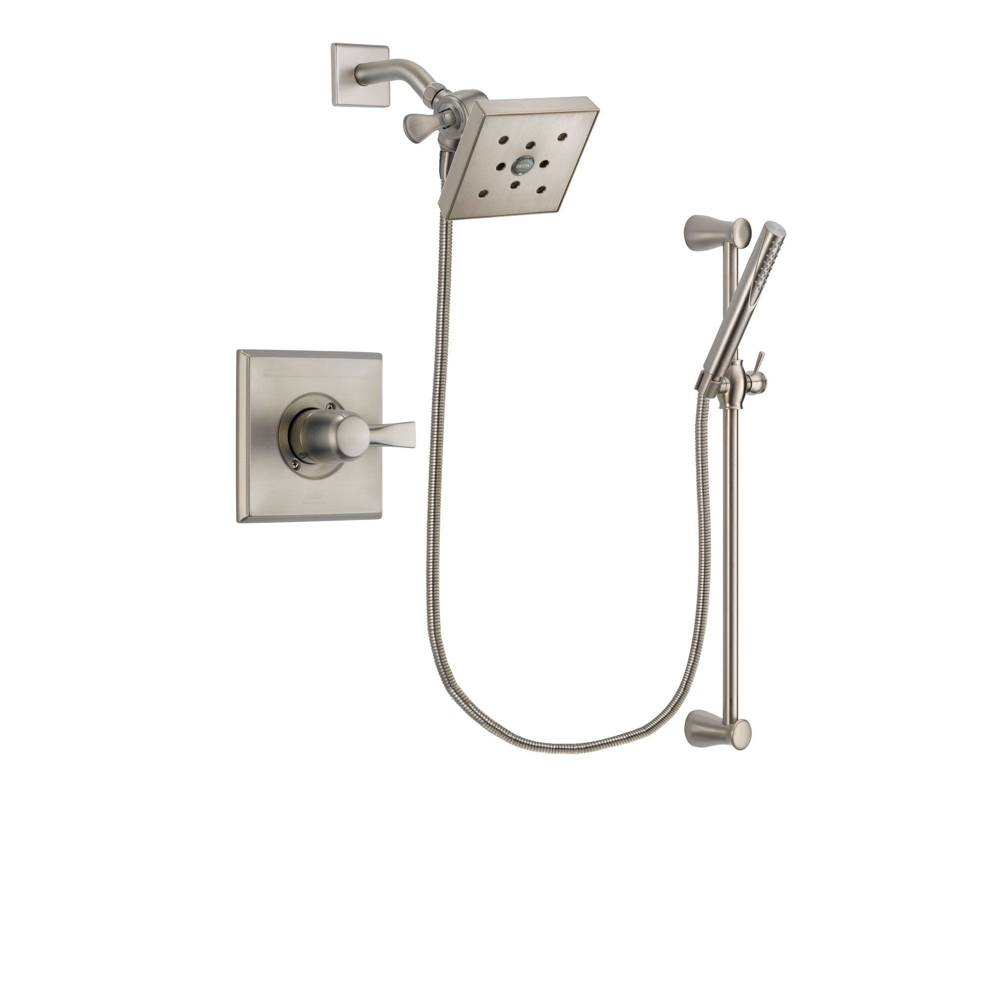Delta Dryden Stainless Steel Finish Shower Faucet System w/ Hand Spray DSP2316V
