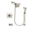 Delta Vero Stainless Steel Finish Tub and Shower System with Hand Spray DSP2317V