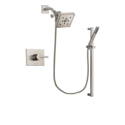 Delta Vero Stainless Steel Finish Shower Faucet System with Hand Shower DSP2372V