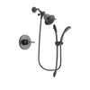 Delta Trinsic Venetian Bronze Finish Shower Faucet System Package with Shower Head and 1-Spray Handshower with Slide Bar Includes Rough-in Valve DSP2394V