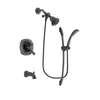 Delta Addison Venetian Bronze Finish Dual Control Tub and Shower Faucet System Package with Water Efficient Showerhead and 1-Spray Handshower with Slide Bar Includes Rough-in Valve and Tub Spout DSP2435V