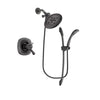 Delta Addison Venetian Bronze Finish Thermostatic Shower Faucet System Package with Large Rain Shower Head and 1-Spray Handshower with Slide Bar Includes Rough-in Valve DSP2448V