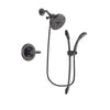 Delta Lahara Venetian Bronze Finish Shower Faucet System Package with 5-1/2 inch Showerhead and 1-Spray Handshower with Slide Bar Includes Rough-in Valve DSP2482V